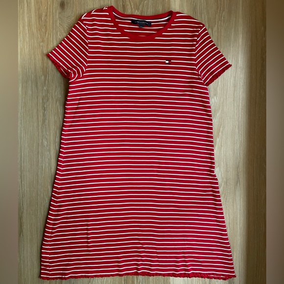 Tommy Hilfiger Cotton T-Shirt Dress - Picture 2 of 9